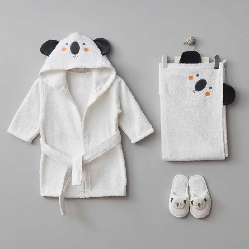 Coffret de 5 serviettes pour bébé, motif koala - Image 1