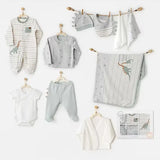 Coffret de sortie d’hôpital pour bébé Andywawa 10 pièces AC26001 Vert - Image 1