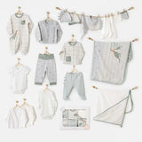 Coffret de sortie d’hôpital pour bébé Andywawa 20 pièces AC26002 Vert - Image 1