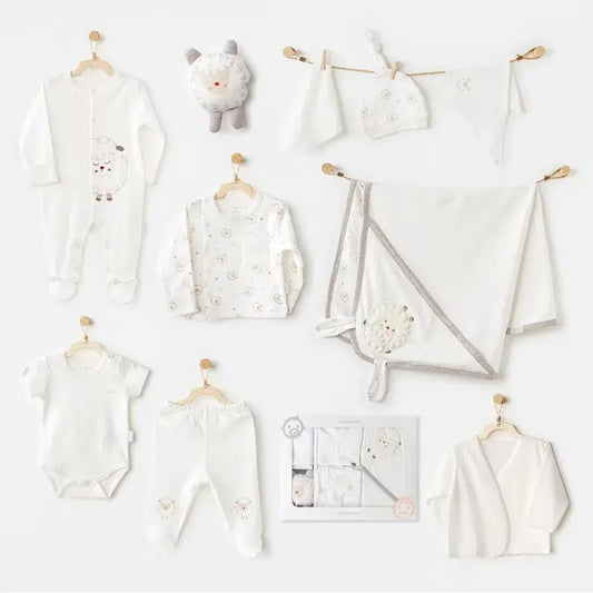 Coffret de sortie d'hôpital pour bébé garçon 10 pièces Andywawa AC25561 - Image 1