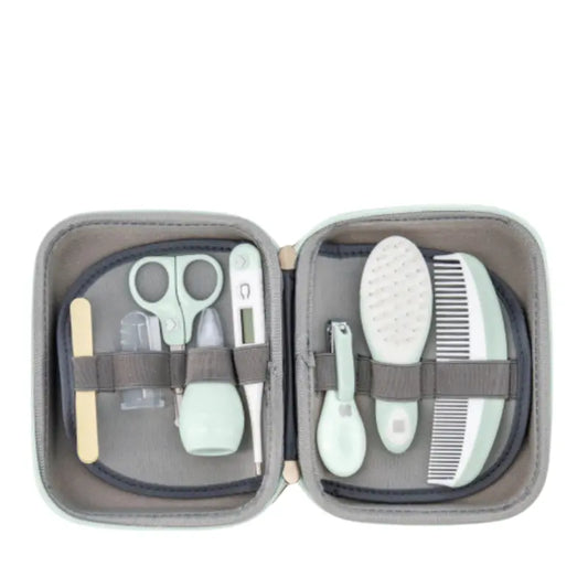 Coffret de toilette Menthe 8 pièces – KikkaBoo - Image 1