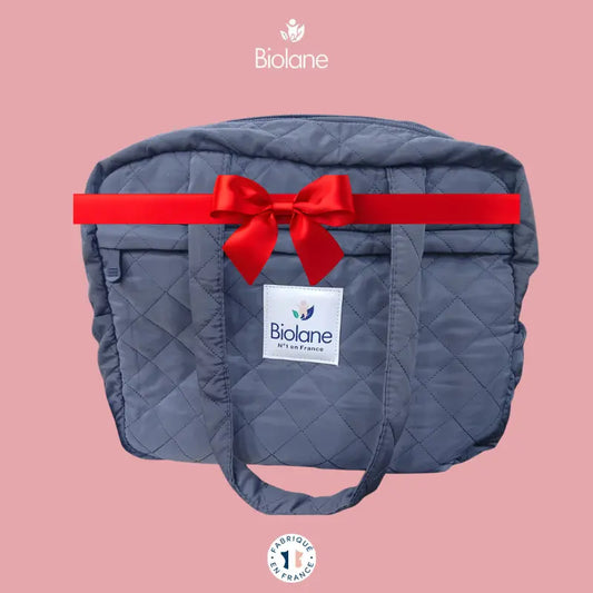 Coffret Naissance Biolane : 5 Produits de Soin et son Sac à Langer Matelassé OFFERT - Image 3