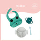Coffret repas bébé  Vert et Gris LEARN'ISY 15-24 mois - Babymoov - Image 3