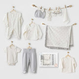 Coffret Sortie Hôpital 10 Pièces Bébé Écru Andywawa AC26251 - Image 1