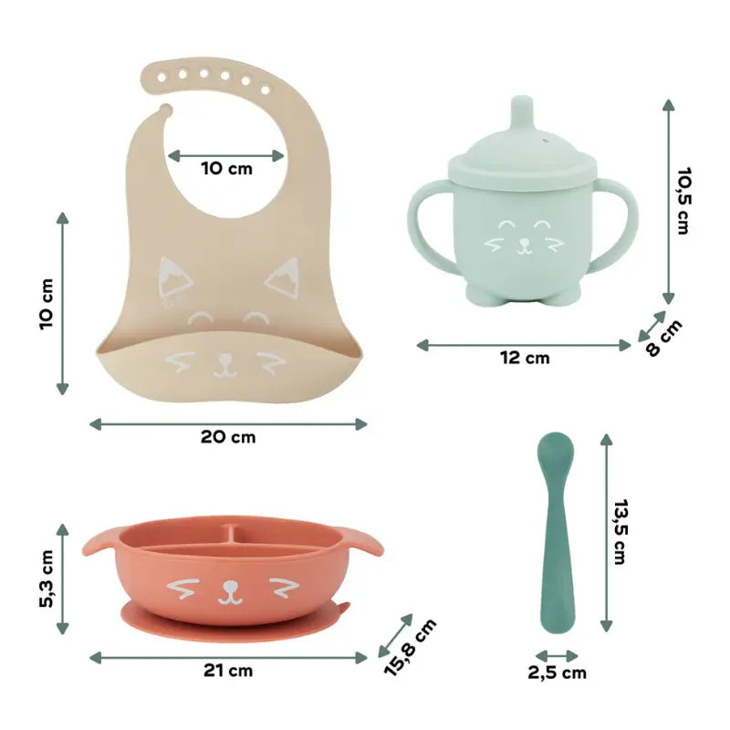 Coffret vaisselle en silicone - 15-24 mois - Babymoov - Image 6