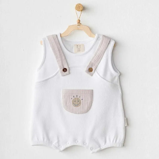 Combinaison bébé Andywawa Basic en  Blanc - Image 1