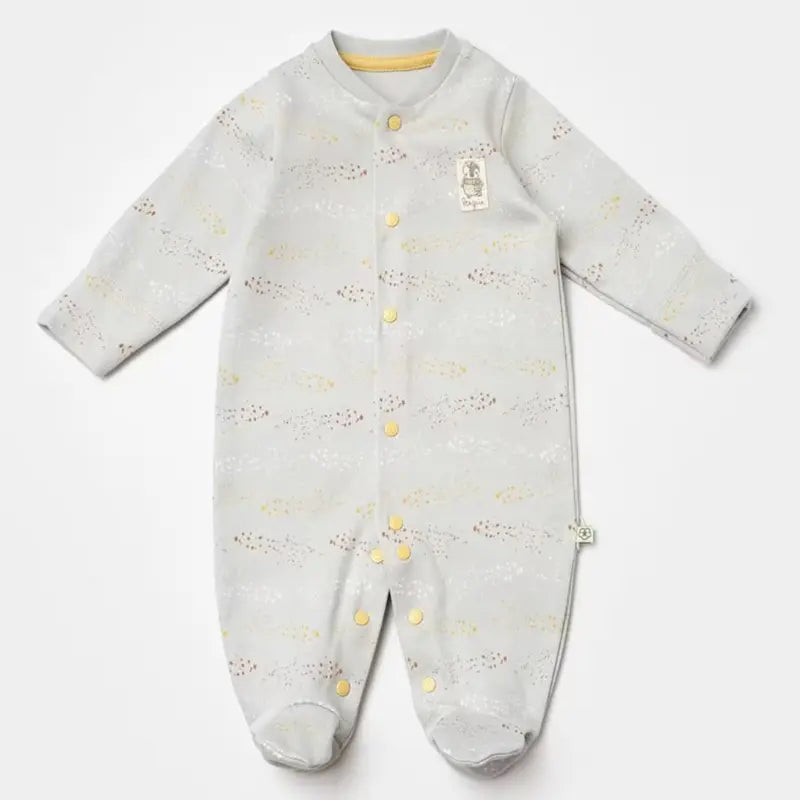 Combinaison nouveau-né  Penguin 60776 Écru Gris - Biorganic - Image 1