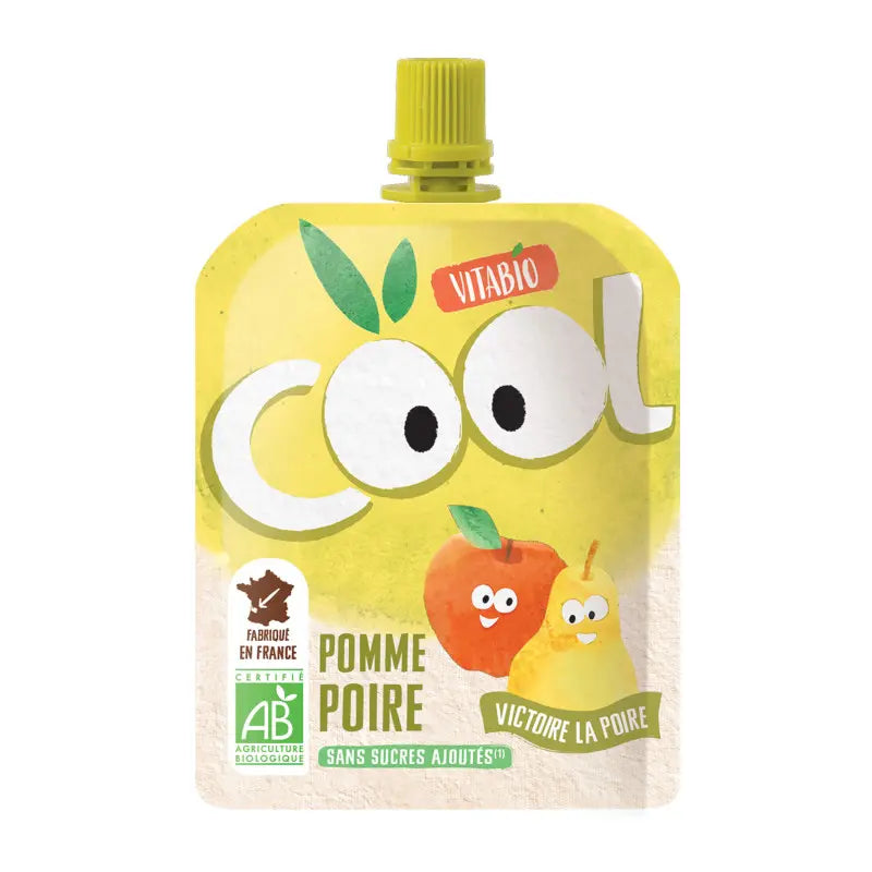Cool Fruits Pomme Poire Williams 90g-Vitabio - Image 1