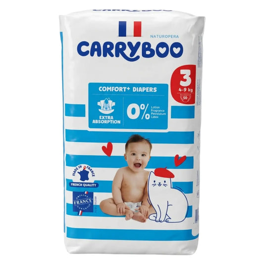 Couches Bébé Carryboo Taille 3 (4-9kg) - Image 1