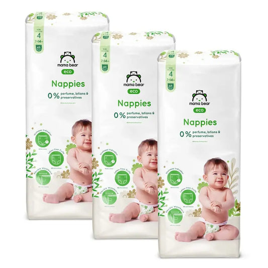 Couches Bébé Mama Bear Eco Taille 4 (7-14 kg) – Pack 48 pièces - Image 1