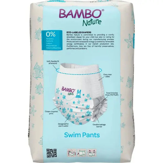 Couches de bain taille M 12+ kg Bambo Nature - Image 3