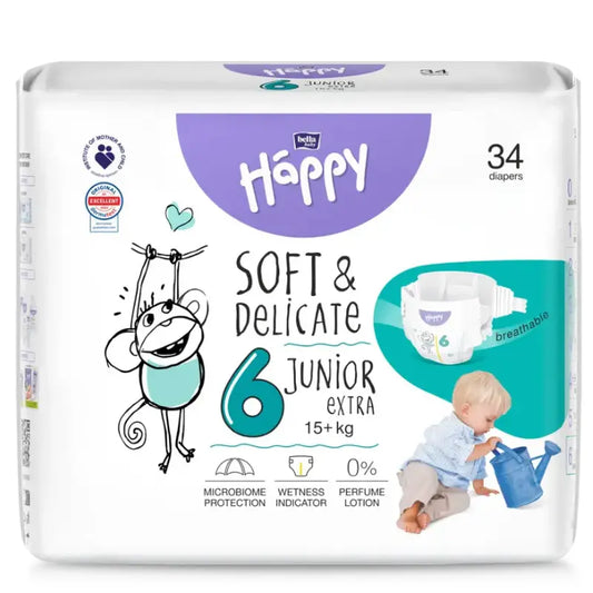 Couches Happy Baby, taille 6 34 pièces - Image 1