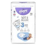 Couches Happy Taille 3 (5-9kg) 70 unités - Image 1