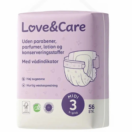 Couches Love and Care 3 junior 5-9 kg 56 unités - Image 1