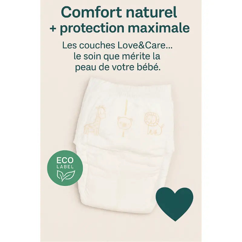 Couches Love and Care  4 junior 7-16 kg 50 unités - Image 2