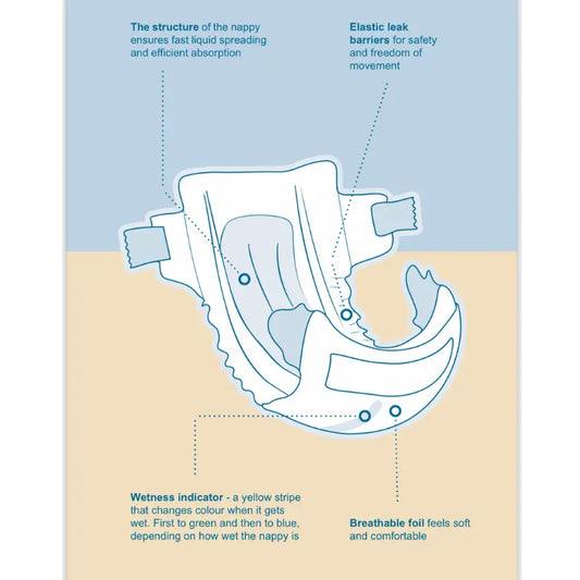 Couches Love and Care  4 junior 7-16 kg 50 unités - Image 3