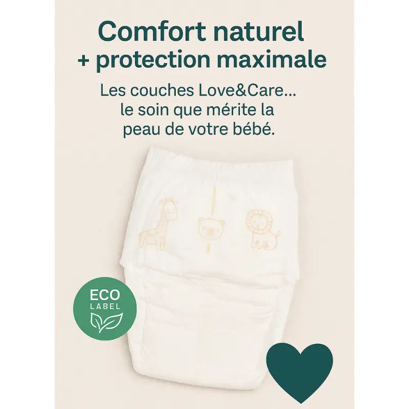 Couches Love and Care 6 junior 7-16 kg 38 unités - Image 2