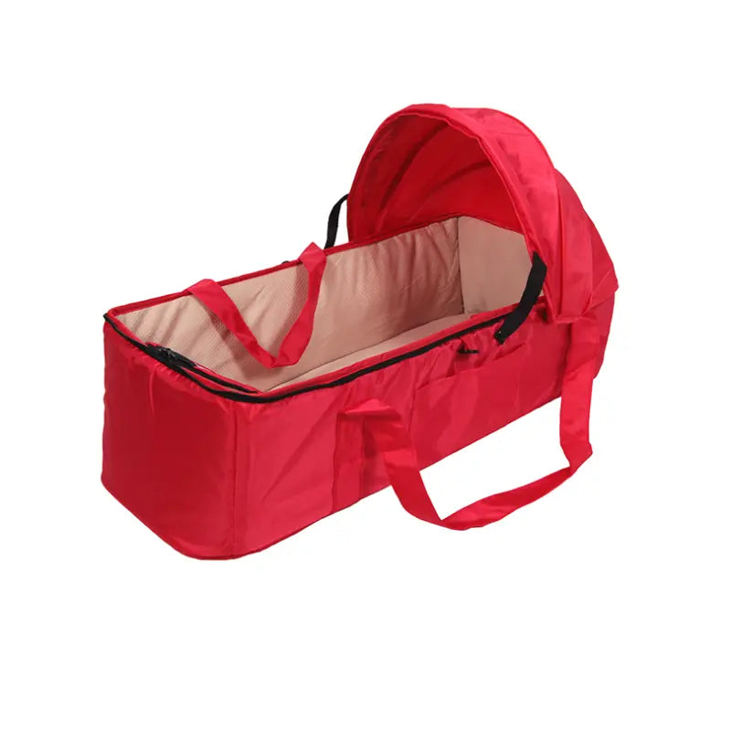 COUFFIN PORTABLE ROUGE – MON BÉBÉ - Image 3