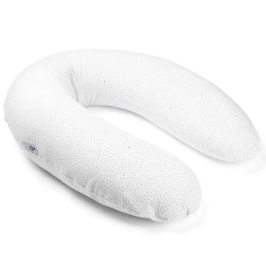 Coussin d'Allaitement et Maternité Buddy Silver Dots - Doomoo - Image 1