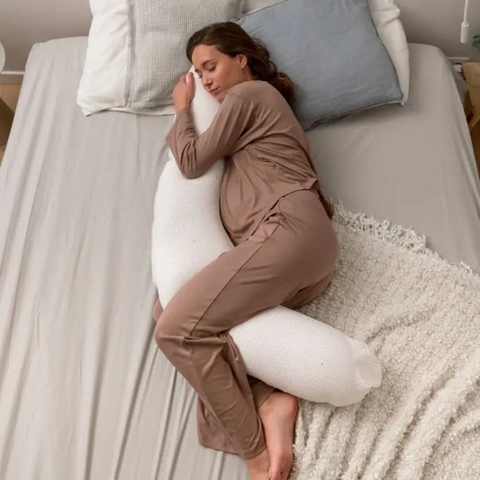 Coussin d'Allaitement et Maternité Buddy Silver Dots - Doomoo - Image 3