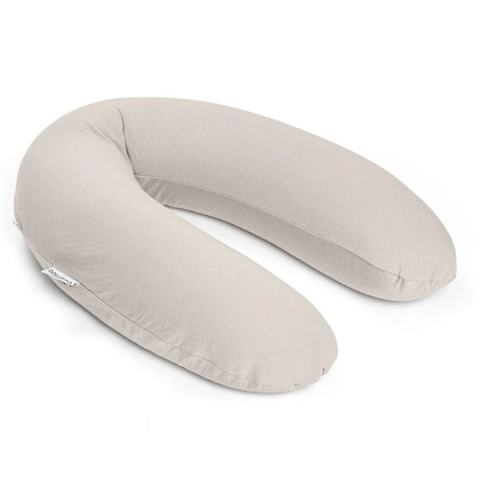 Coussin d'Allaitement et Maternité Buddy  Tetra Jersey Sable - Doomoo - Image 1