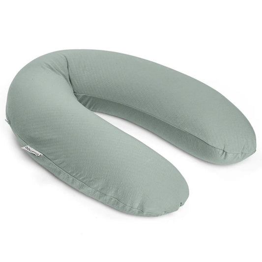 Coussin d'Allaitement et Maternité Buddy  Tetra Jersey Vert - Doomoo - Image 1