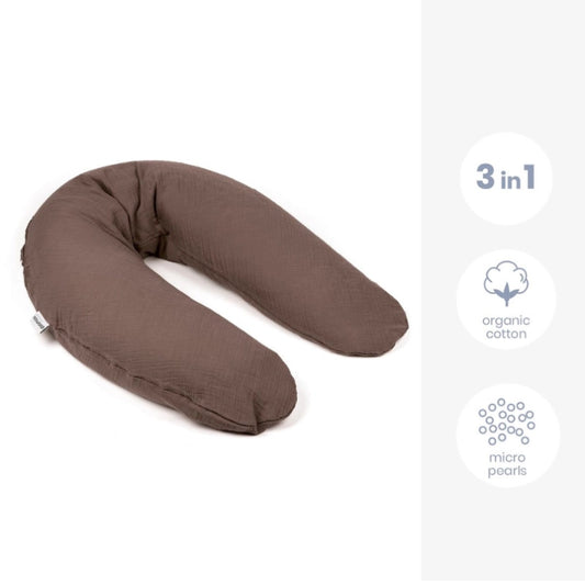 Coussin d'Allaitement et Maternité COMFY BIG Chocolate Doomoo - Image 3