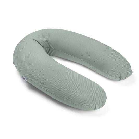 Coussin de maternité Buddy en velours côtelé vert - DOOMOO - Image 1