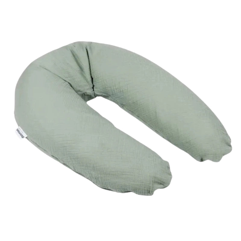 Coussin de maternité Comfy Big en tissu tétra vert Doomoo - Image 1