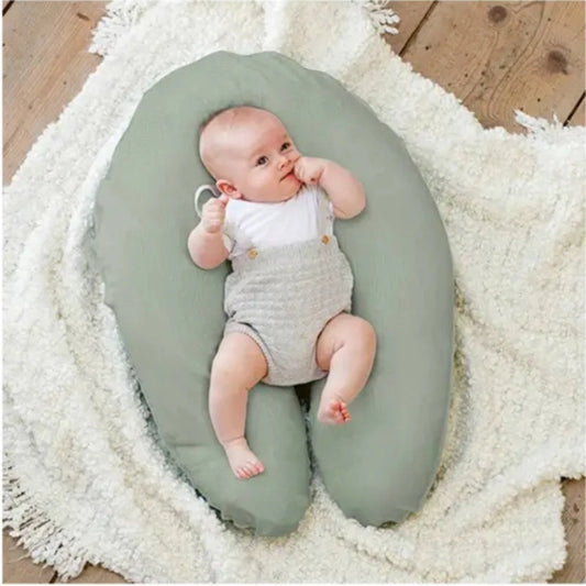 Coussin de maternité Comfy Big en tissu tétra vert Doomoo - Image 3