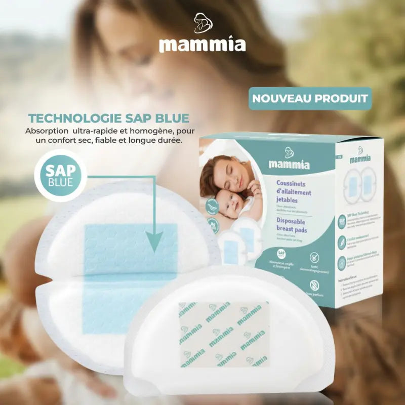 Coussinet d’allaitement jetable Mammia Boîte de 30 unité - Image 3