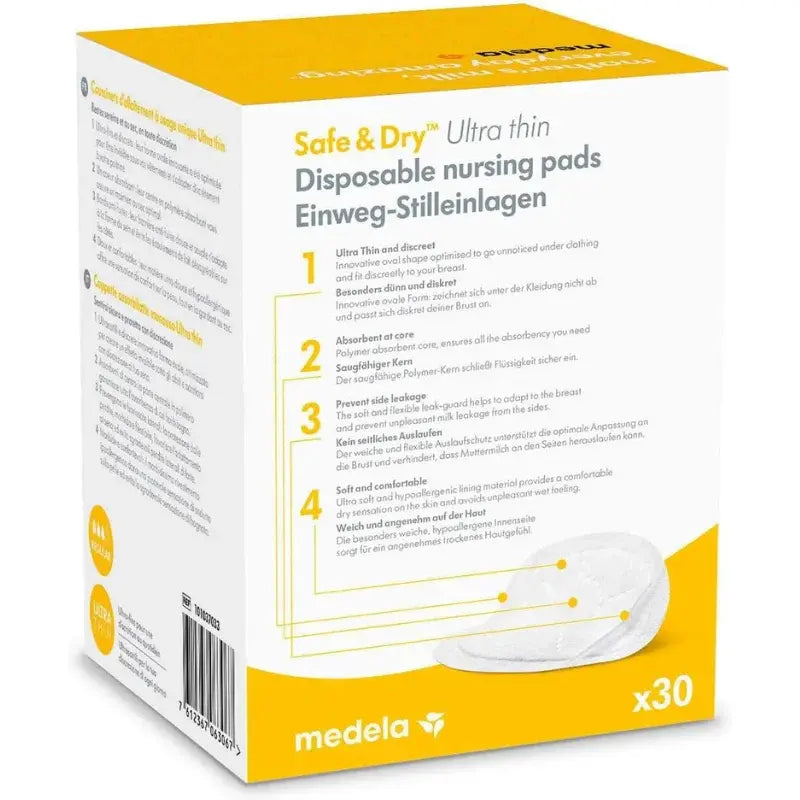 Coussinets d’allaitement jetables 30 unités Medela - Image 2