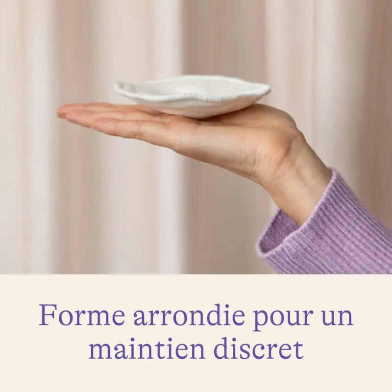 Coussinets d’allaitement lavables 4 pièces - Image 2
