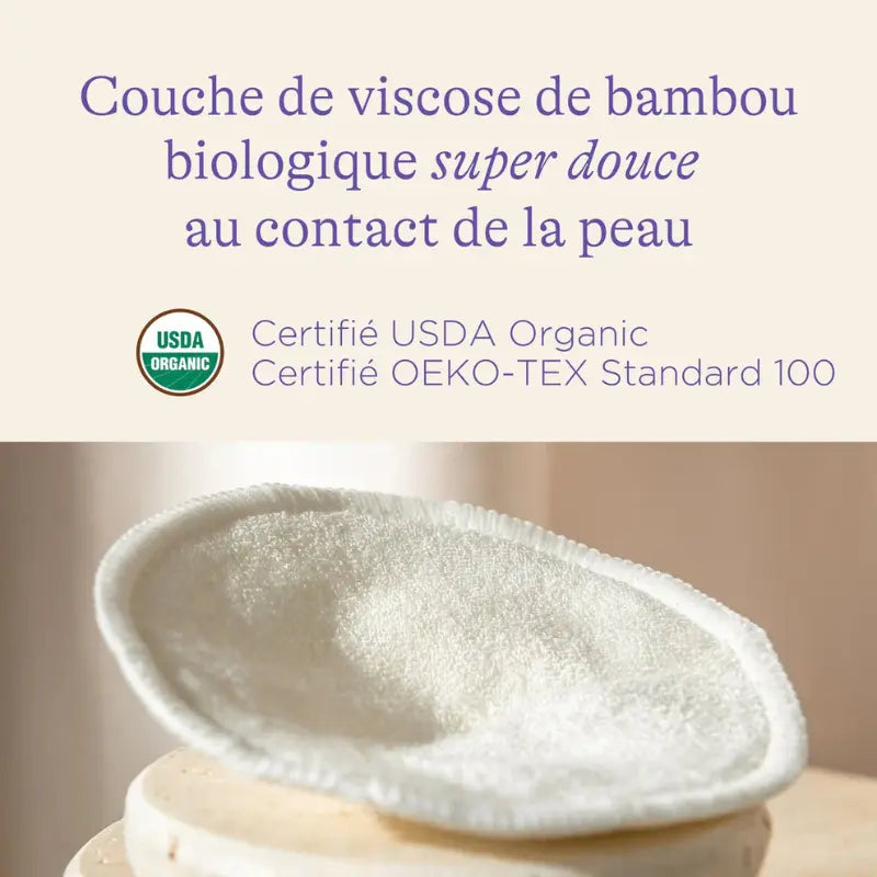 Coussinets d’allaitement lavables 4 pièces - Image 4