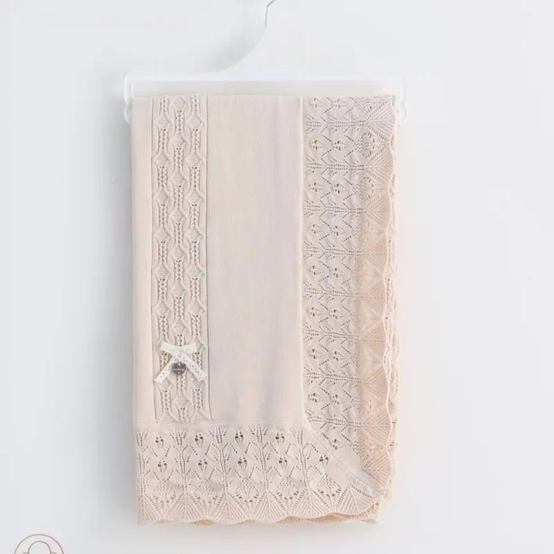 Couverture Bébé – Coton Beige 6361 - Image 1