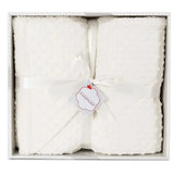 Couverture Bébé Étoilée Ultra-Douce Naf Naf 110×140 cm – Blanc - Image 1
