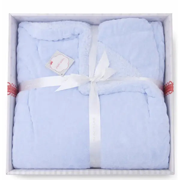 Couverture Bébé Ultra-Douce Naf Naf 110×140 cm – Bleu - Image 1