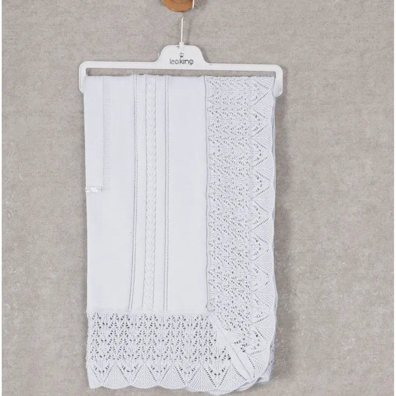 Couverture Bébé Garçon Leio King – Coton Gris - Image 2