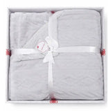 Couverture Bébé Ultra-Douce Naf Naf 110×140 cm – Gris - Image 1