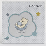 Couverture de naissance Naf Naf ultra douce 80x110 cm – Gris - Image 1