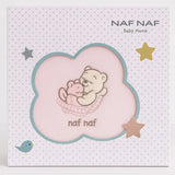 Couverture de naissance Naf Naf ultra douce 80x110 cm – Rose - Image 1