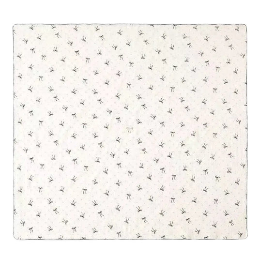 Couverture en Mousseline de Coton Bio 120cm x 130cm Olive - Image 3