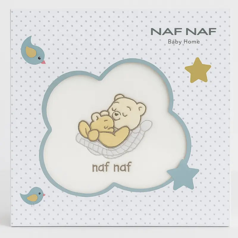 Couverture naissance Naf Naf ultra douce 80x110 cm - Blanc - Image 1