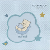 Couverture naissance Naf Naf ultra douce 80x110 cm -Bleu - Image 1