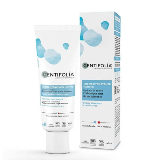 Crème Hydratante Neutre Bio - Visage et Cou 40 ml - Centifolia - Image 1