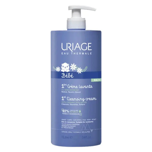 Crème Lavante Uriage Bébé 1L - Image 1