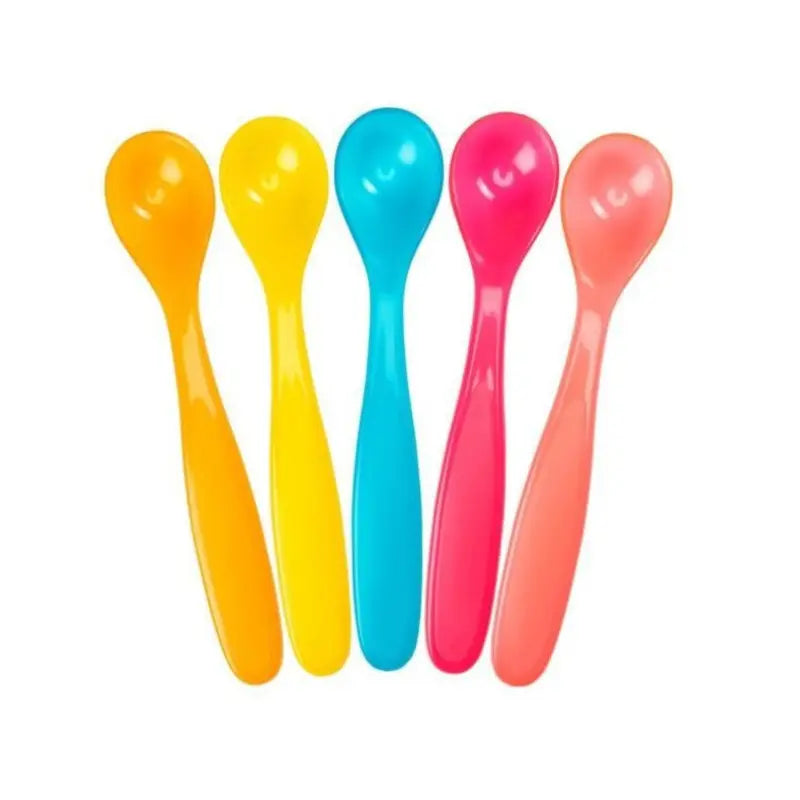 CUILLERES POUR BEBE SOUPLES 2eme AGE x5 badabulle - Image 2
