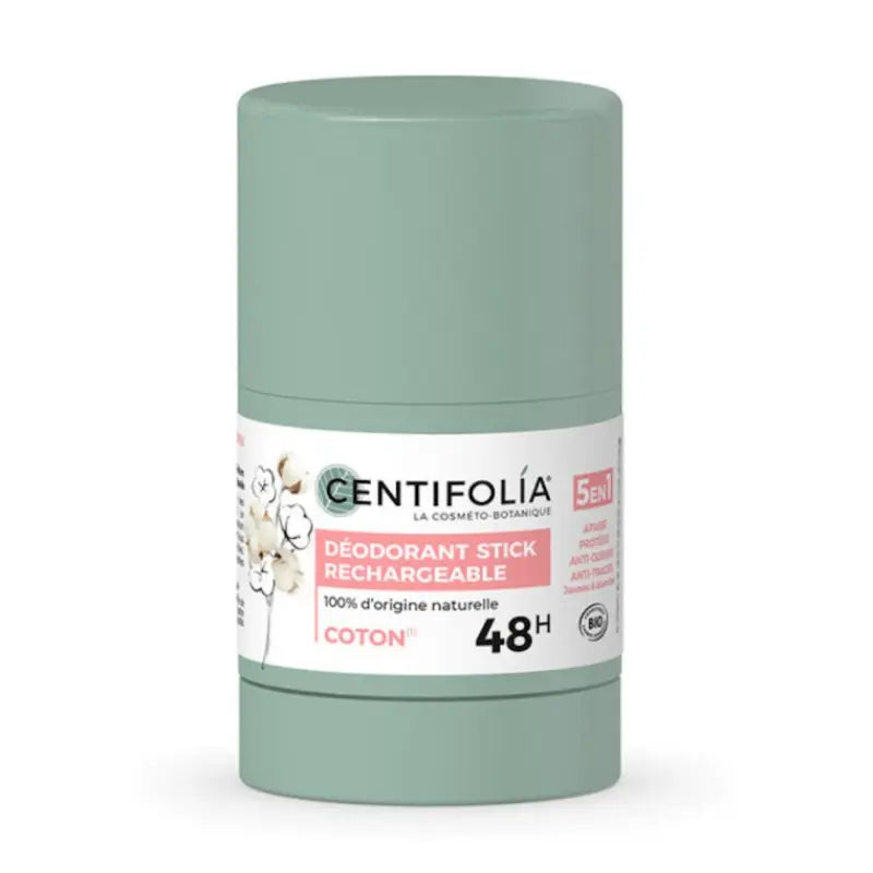 Déodorant Stick Rechargeable Fleur de Coton Bio - Soin du Corps 50g - Centifolia - Image 1