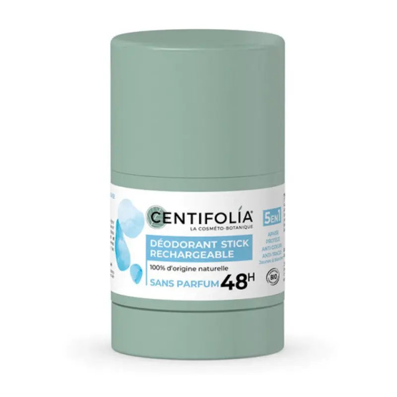 Déodorant Stick Rechargeable Sans Parfum Bio - Soin du Corps 50g - Centifolia - Image 1