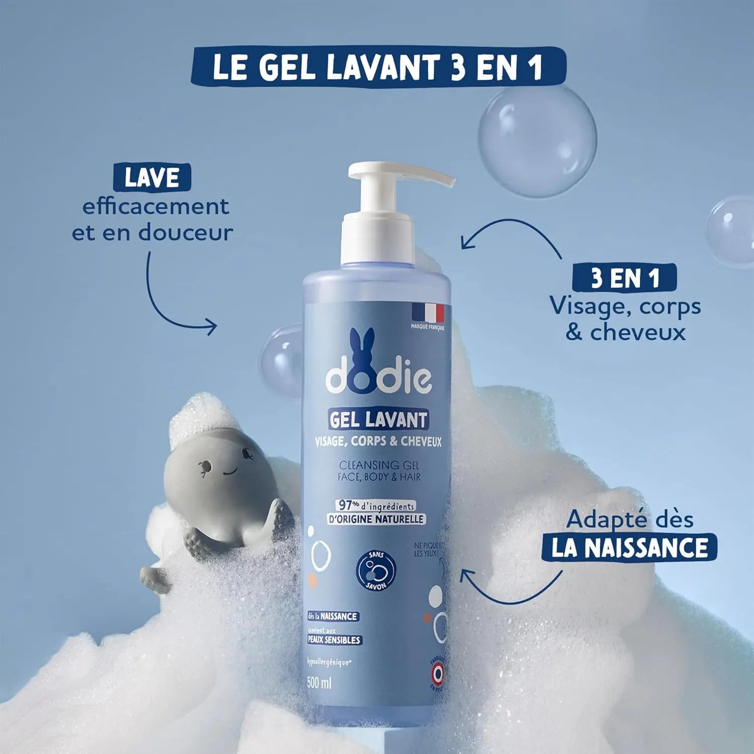 Gel Lavant 3en1 Dodie 1L - Image 2